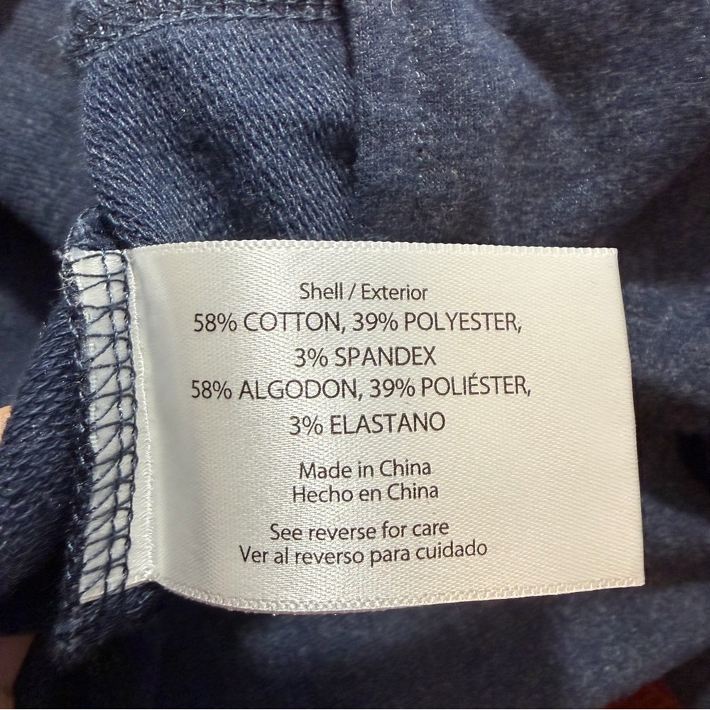 Wildfox Social Embroidered Sweatshirt Women’s S Navy French Terry Side Slit - Picture 6 of 7